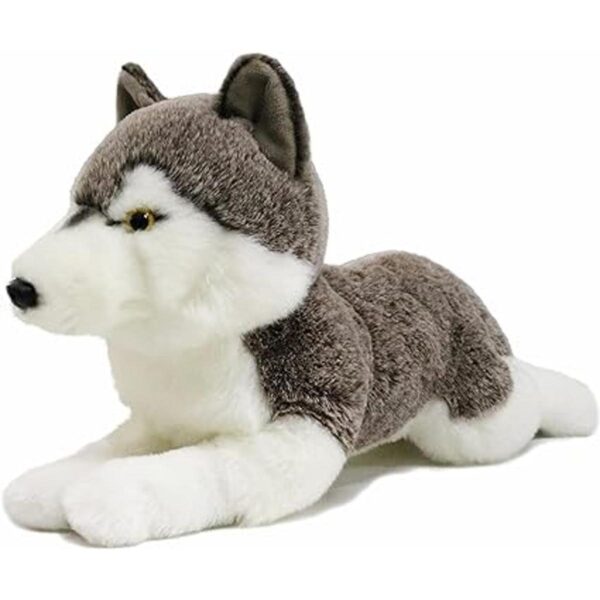 ICE KING BEAR Animal de peluche realista de lobo_2