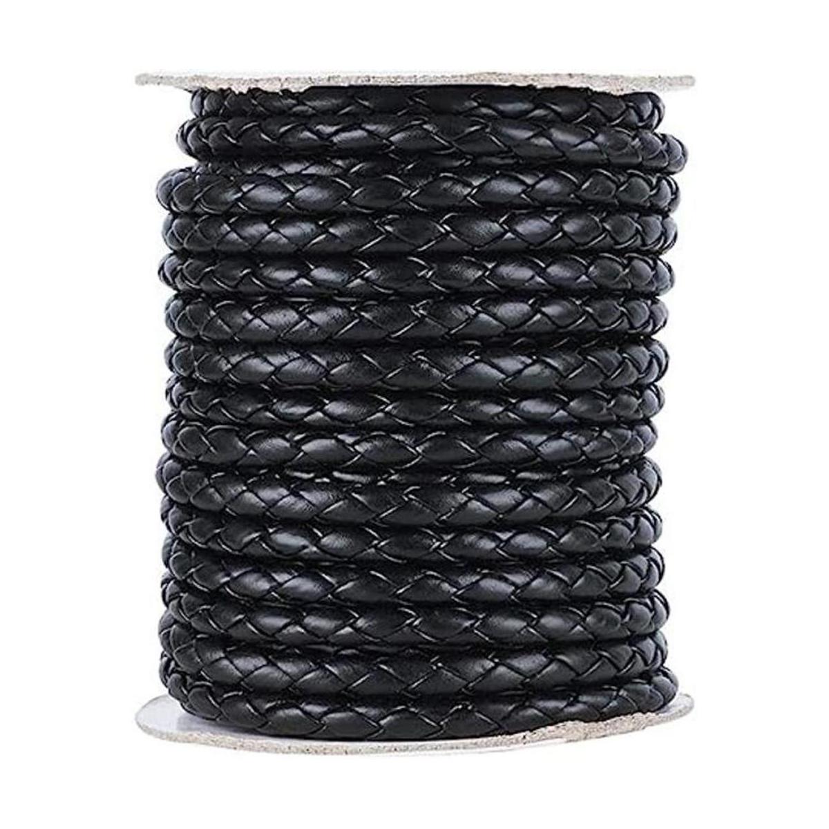 Beadthoven 1 rollo de cordón de piel sintética para