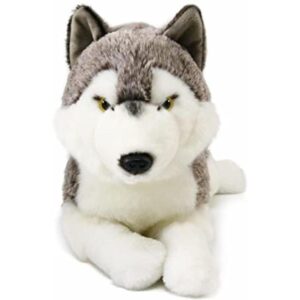 ICE KING BEAR Animal de peluche realista de lobo_1