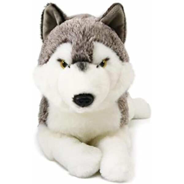 ICE KING BEAR Animal de peluche realista de lobo_1