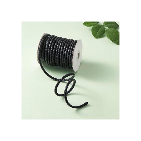 Beadthoven 1 rollo de cordón de piel sintética para