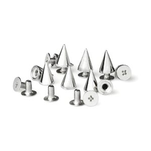 Bastex 205pcs tachuelas y espigas de metal y punk