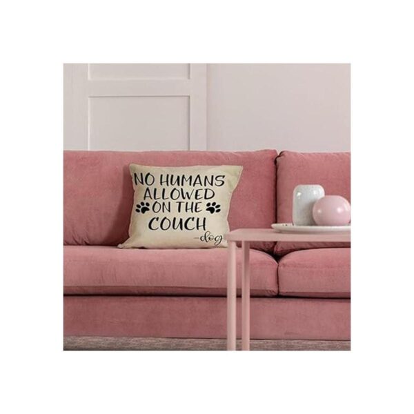 FBCOO No Humans Allowed on The Sofa Funda de almohada