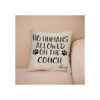 FBCOO No Humans Allowed on The Sofa Funda de almohada