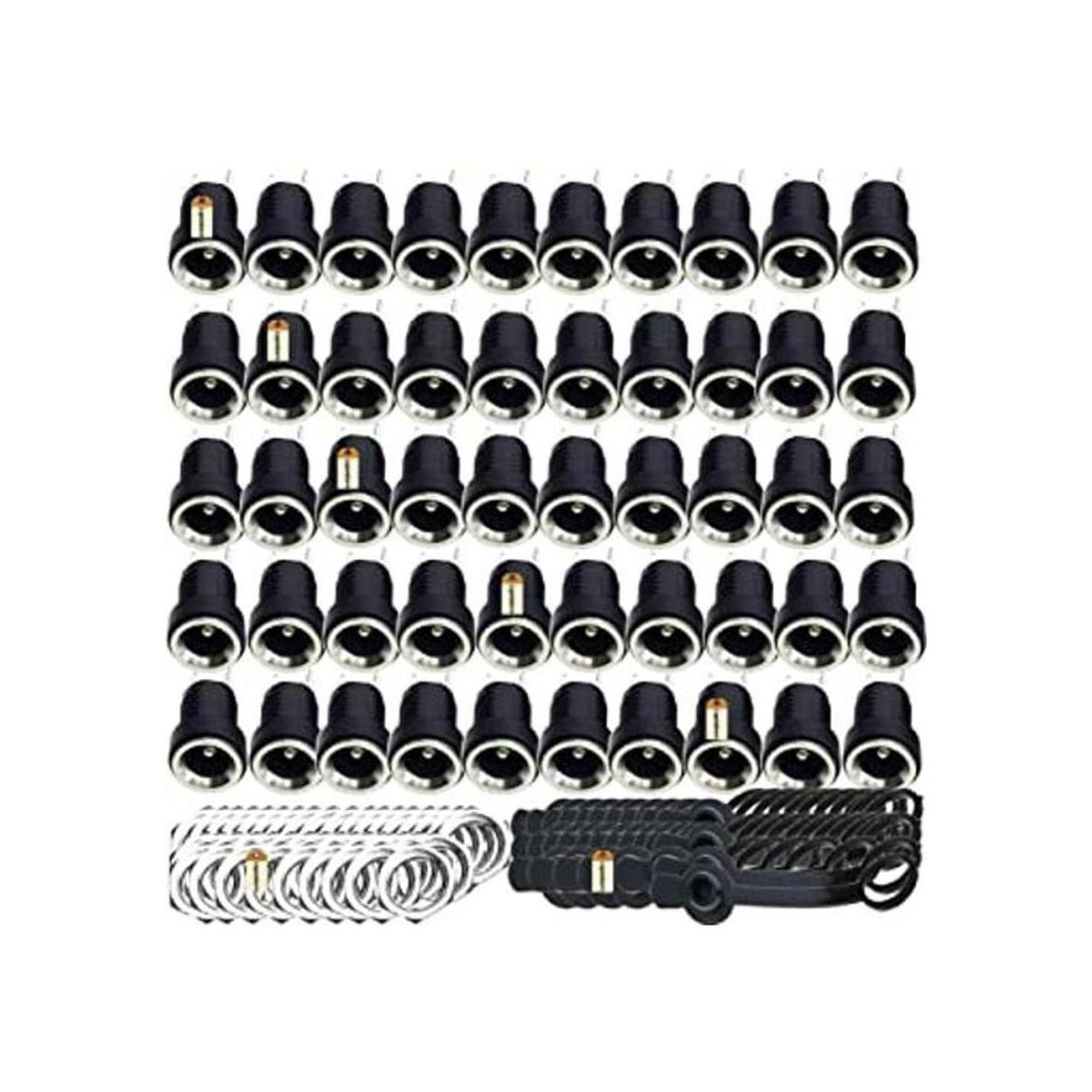 Lsgoodcare Adaptador de enchufe hembra de 0.217 x 0.083