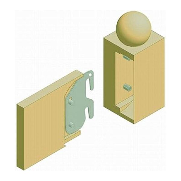 Juego de 4 platos universales de madera para riel de cama_5