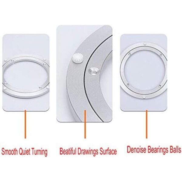 Dailydanny Aluminio resistente Lazy Susan giratorio_4