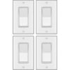 BESTTEN Interruptor de luz de pared decoradora de 3 vías