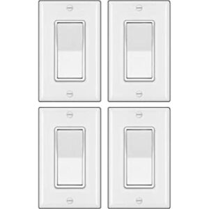 BESTTEN Interruptor de luz de pared decoradora de 3 vías