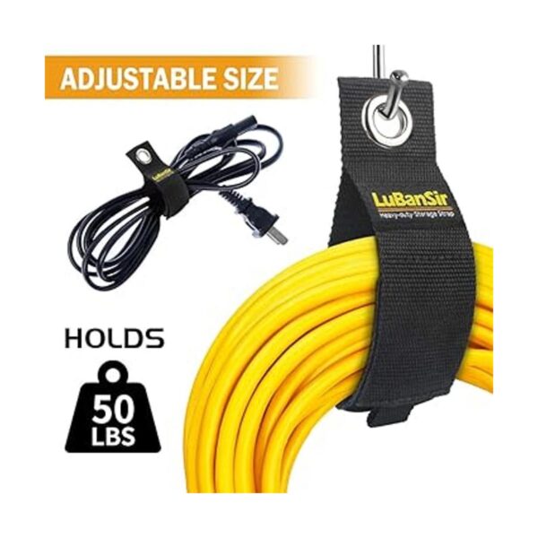 LuBanSir Paquete de 9 organizadores de cable de extensión_2