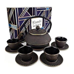KIYOSHI Luxury Juego de 11 té japonés Gashu Black de_1