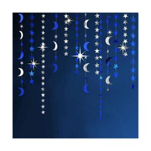 Decor365 Kit de guirnaldas de estrellas y luna de color_1