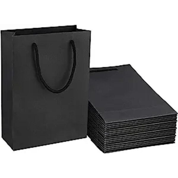 Sdootjewelry Bolsas de regalo negras 25 paquetes de