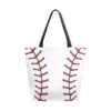 Naanle Bolsa de lona de béisbol deportiva para mujer_1