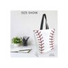 Naanle Bolsa de lona de béisbol deportiva para mujer_5