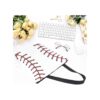 Naanle Bolsa de lona de béisbol deportiva para mujer_4