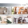 RTZEN Soporte doble de papel higiénico de hierro forjado_5