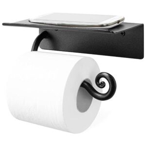 RTZEN Soporte de papel higiénico de hierro forjado con