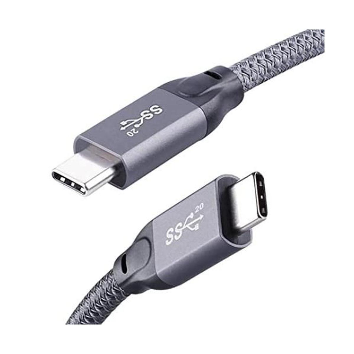 Cable de video USB C a USB C QCEs USB C 3.2 Gen 2 Cable