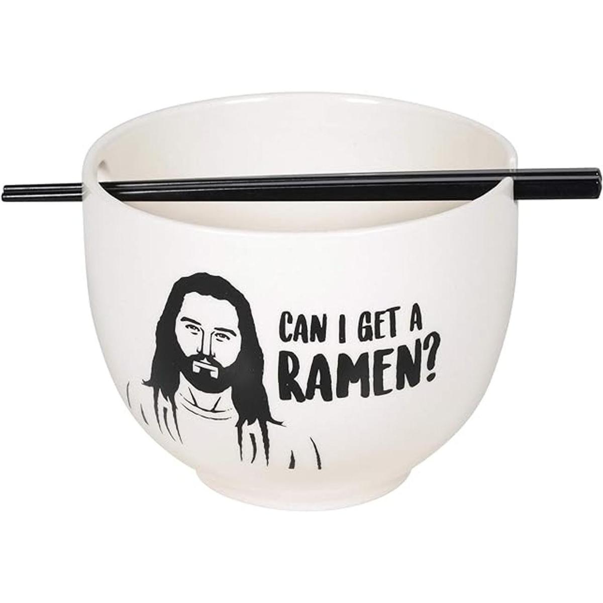 Enesco Our Name is Mud Jesus Can I Get a Ramen Bowl y