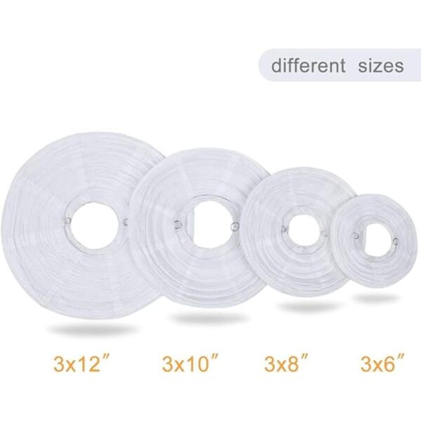 HAUSPROFI Linternas de papel 6 pulgadas 8 pulgadas 10_2