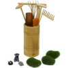 Mini Zen Garden Rake Tool Kit de meditación para jardín_3
