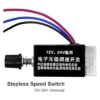 Controlador de velocidad de motor CC universal DC 12 V 24
