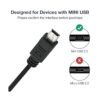 SAITECH IT Paquete de 10 cables USB 2.0 A a Mini de 5_4