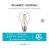 Luxrite Vintage A19 bombillas LED equivalentes a 60 W