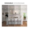 Luxrite Vintage A19 bombillas LED equivalentes a 60 W