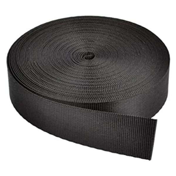 Correa de nailon plano 1 rollo de 10 yardas de 2 pulgadas