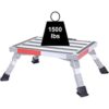 Homeon Wheels Taburete grande de 19 x 14.5 pulgadas_1