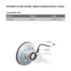 Sensor de velocidad de rueda ABS delantero derecho_2