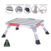 Homeon Wheels Taburete grande de 19 x 14.5 pulgadas_2