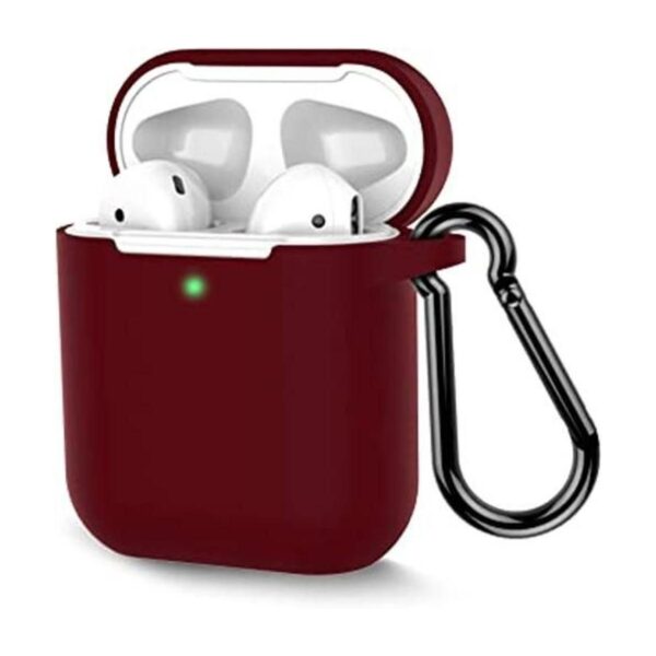 Funda protectora de silicona con llavero audífonos_1