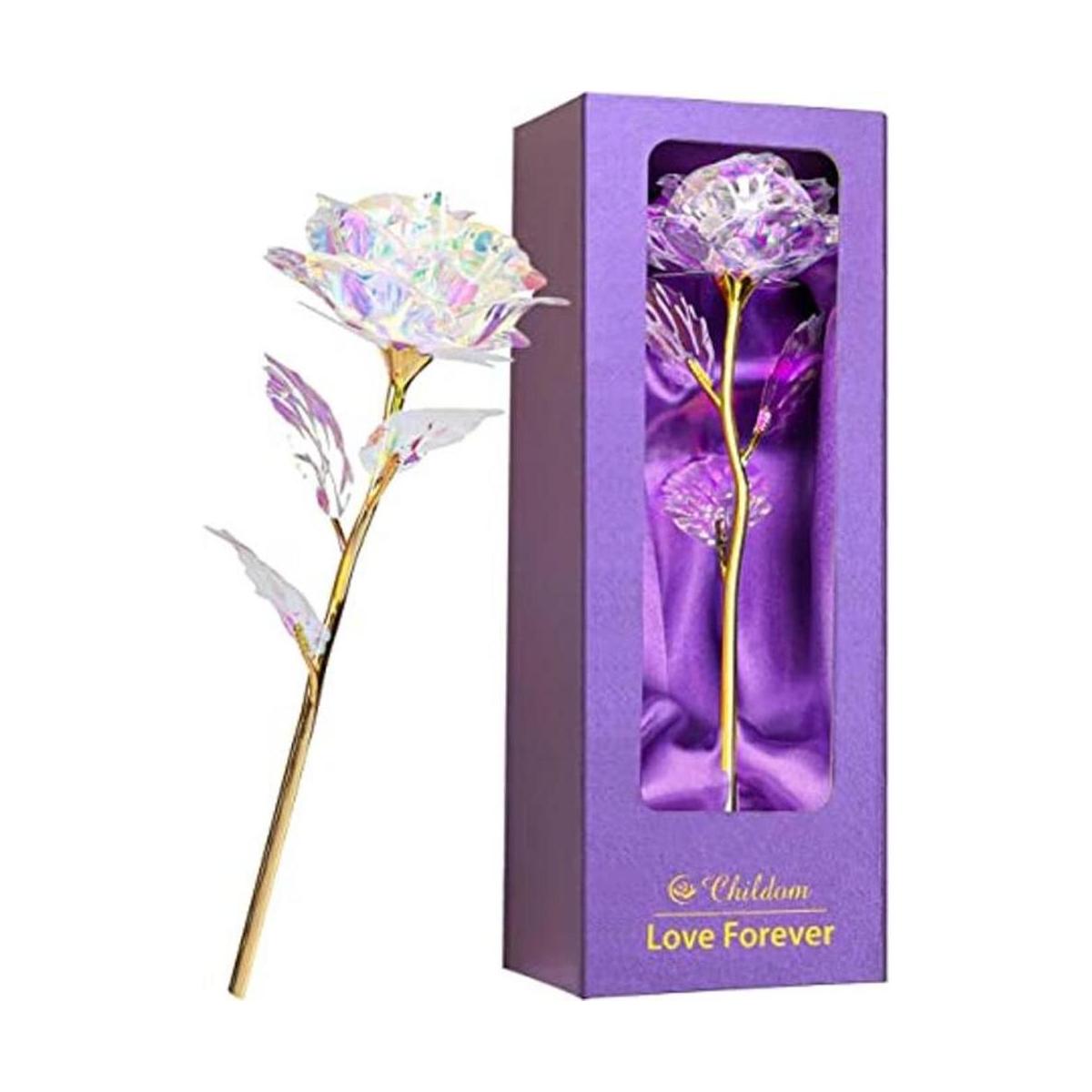 Regalos de flores de rosas coloridas para ella regalos de
