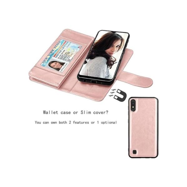 Njjex Funda tipo cartera para Samsung Galaxy A10 de 62_4