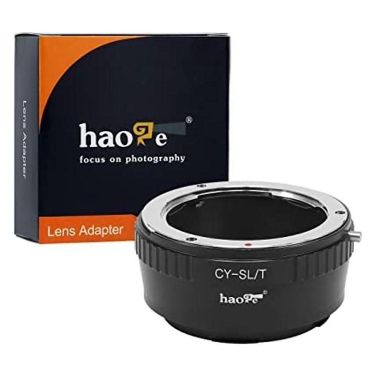 Haoge Adaptador de montura manual para objetivo
