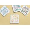 Cricut Posavasos en blanco con respaldo de corcho tinta