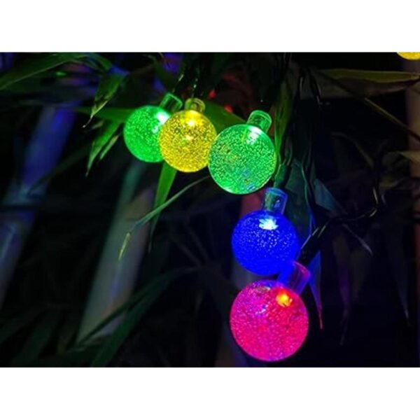 Cadena de luces solares SPLOcolor para exteriores 20