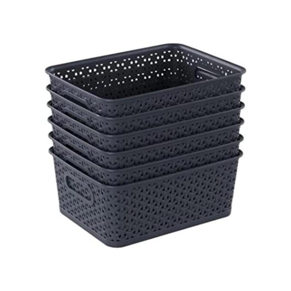 Cand Cestas organizadoras de plástico para multiuso 6
