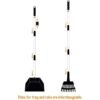 Bodhi Dog Metal Long Handle Tray and Rake Pooper Scooper_4