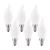 Luxrite Bombilla LED E12 de 5 W equivalente a 60 W 2700