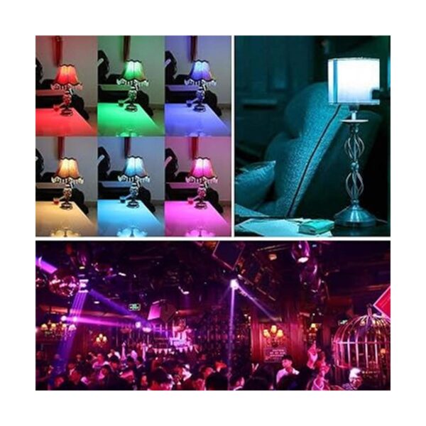 Bonlux Foco LED PAR20 RGB regulable E26 de 10 W con base_2