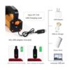 Linterna LED de mano de alta potencia recargable por USB