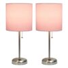 Limelights LC2001LPK2PK Paquete de 2 lámparas de mesa
