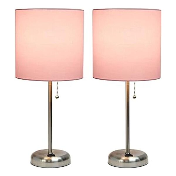 Limelights LC2001LPK2PK Paquete de 2 lámparas de mesa