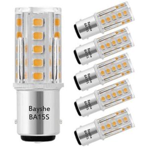 Bayshe 3W 12V BA15S S8 SC Bayoneta de base de contacto