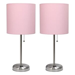 Limelights LC2001LPK2PK Paquete de 2 lámparas de mesa