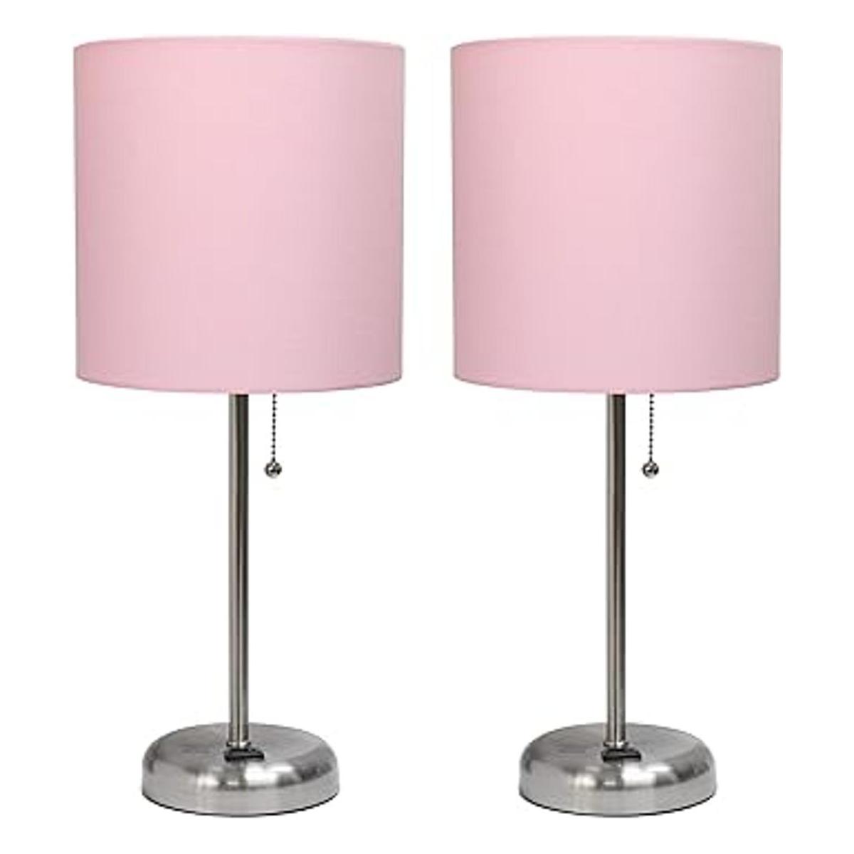 Limelights LC2001LPK2PK Paquete de 2 lámparas de mesa